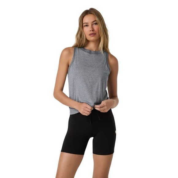 Vuori Tops - Vuori Energy Tank Top Gray Workout Gym Activewear Athletic Sporty Yoga Womens M